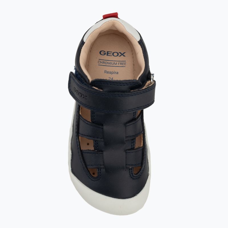 Кросівки barefoot дитячі Geox Steppieup navy/white 5