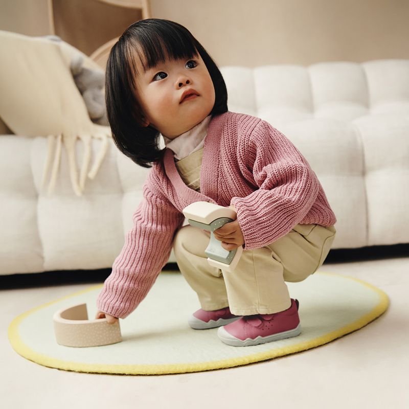 Черевики barefoot дитячі Geox Steppieup fuchsia 16