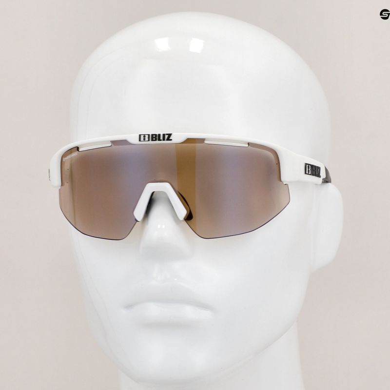 Окуляри велосипедні Bliz Matrix Nano Optics Photochromic matt white/brown blue multi 7