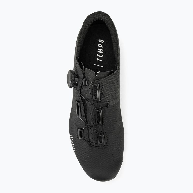 Кросівки велосипедні шосе чоловічі Fizik Tempo Decos Carbon black/black 5