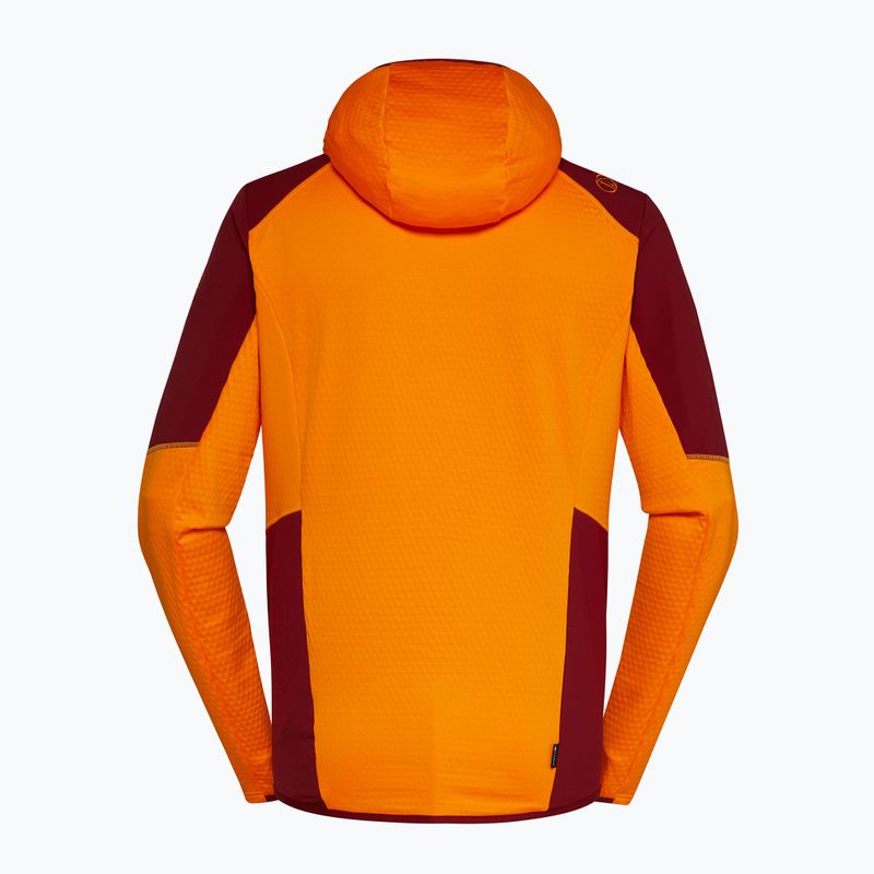 Кофта трекінгова чоловіча La Sportiva Existence Hoody papaya/sangria 2