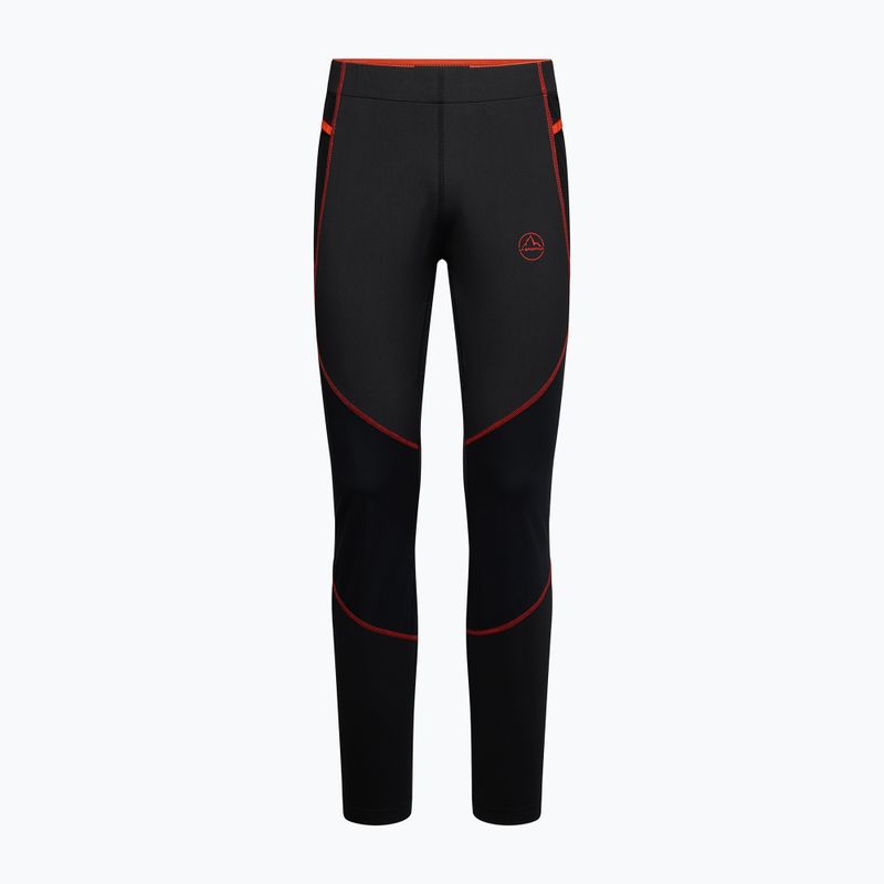 Легінси для бігу чоловічі La Sportiva Primal black/ cherry tomato