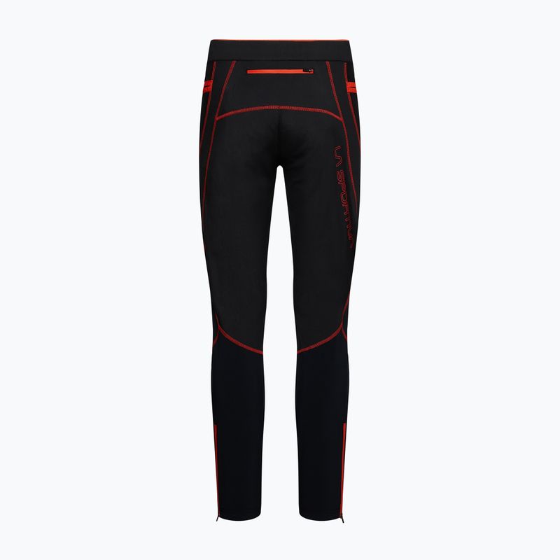 Легінси для бігу чоловічі La Sportiva Primal black/ cherry tomato 2