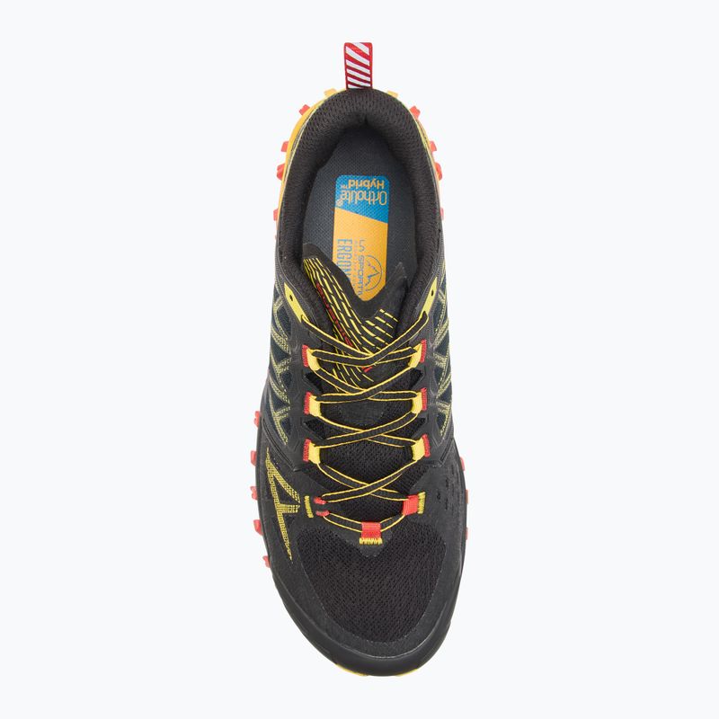 Кросівки для бігу чоловічі La Sportiva Bushido III GTX black/ yellow 5