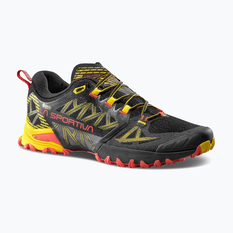 Кросівки для бігу чоловічі La Sportiva Bushido III GTX black/ yellow 8