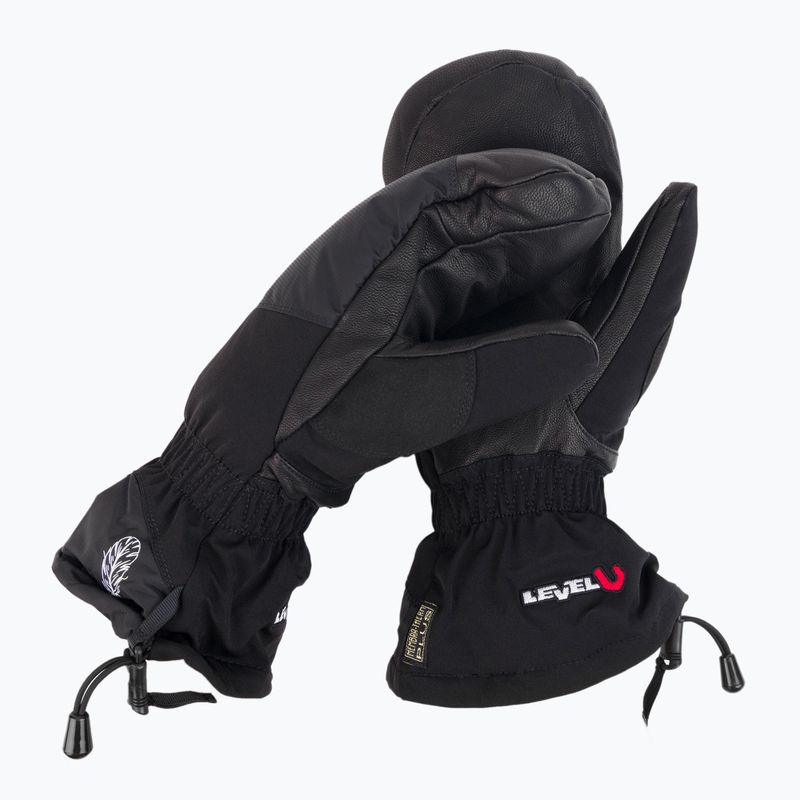 Рукавиці для сноуборду чоловічі Level Yeti Mitt чорні 2085
