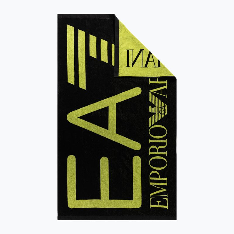EA7 Emporio Armani Водні види спорту Рушник для видимості неро/кислотний лайм