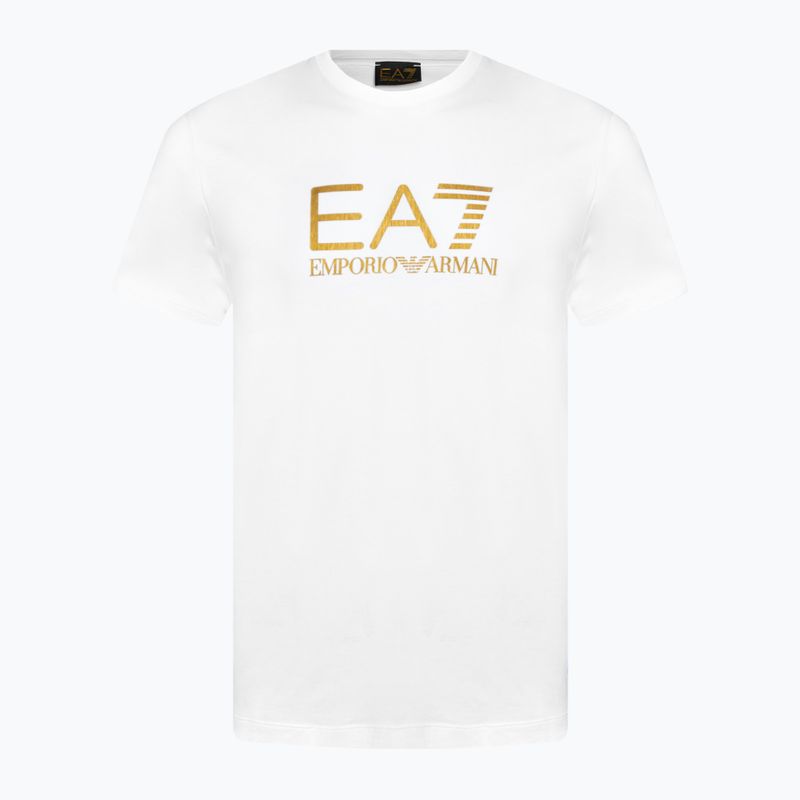 Чоловіча футболка EA7 Emporio Armani Train Gold Label Tee Pima Big Logo біла