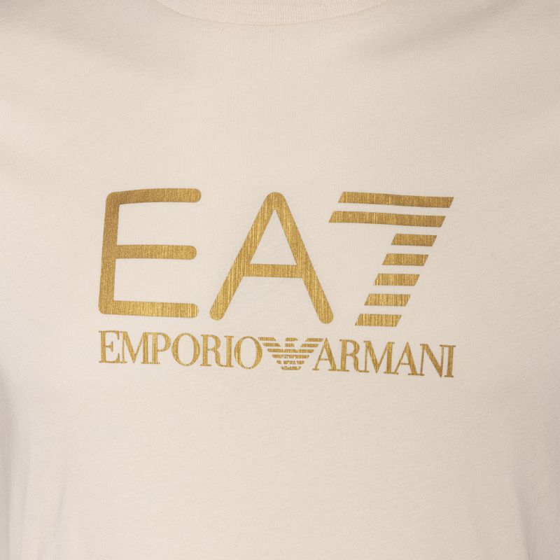 Чоловіча футболка EA7 Emporio Armani Train Gold Label Tee Pima Big Logo на дощовий день 3