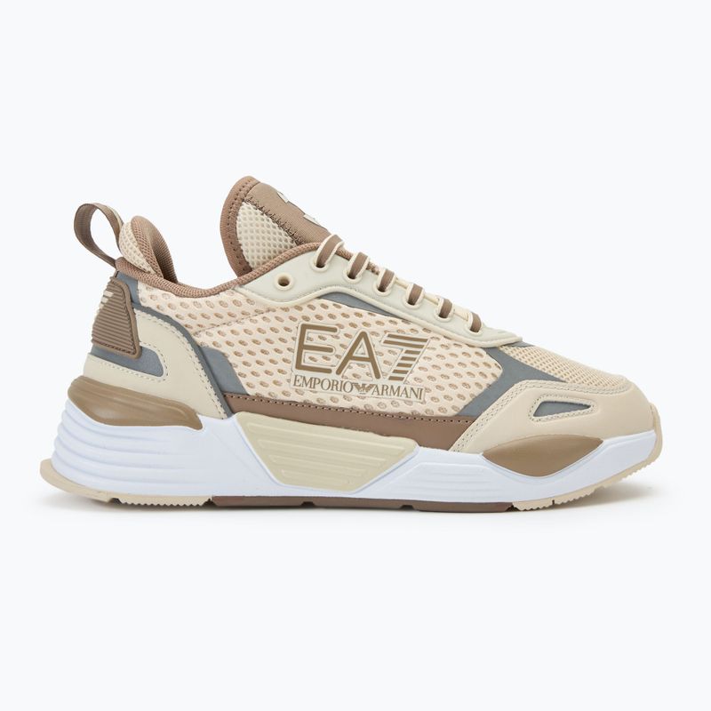 Кросівки EA7 Emporio Armani Ace Runner Mesh whitecap grey/ portabella 2