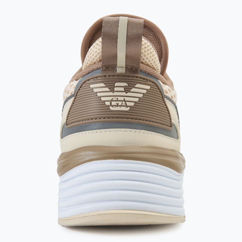 Кросівки EA7 Emporio Armani Ace Runner Mesh whitecap grey/ portabella 6