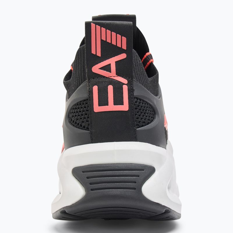 Кросівки EA7 Emporio Armani Infinity Cage black/ fiery coral 6