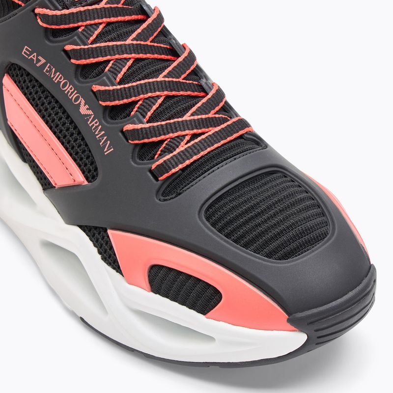 Кросівки EA7 Emporio Armani Infinity Cage black/ fiery coral 7