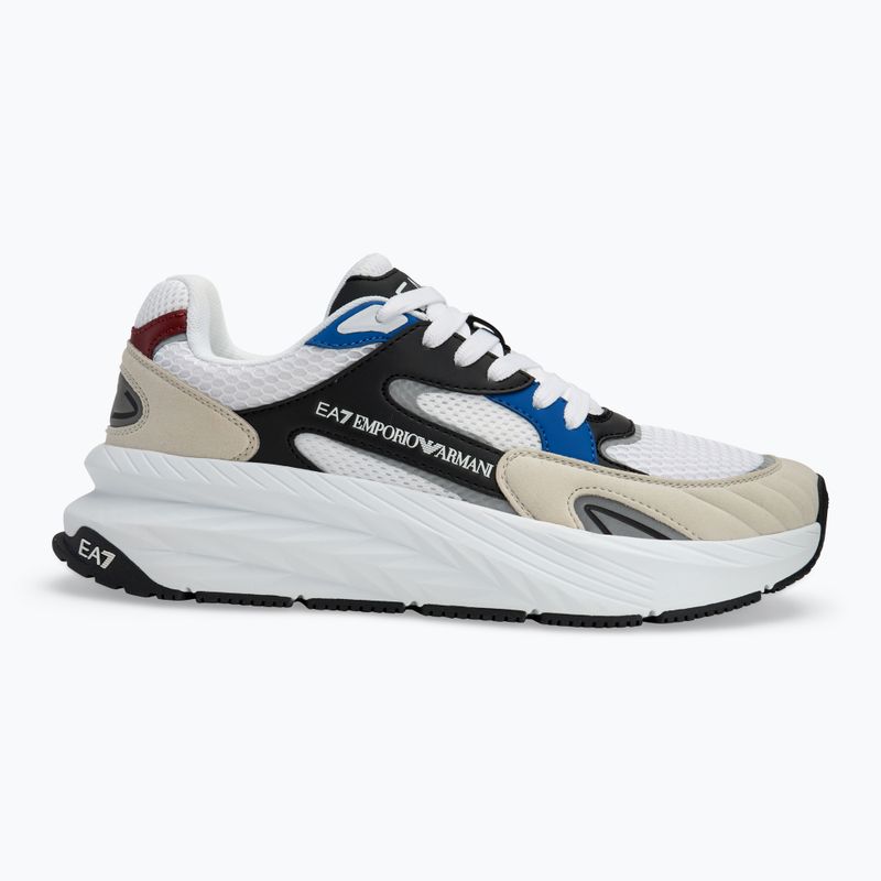 Кросівки EA7 Emporio Armani Crusher Sonic Mix white/ black/ lapis blue/ syrah 2