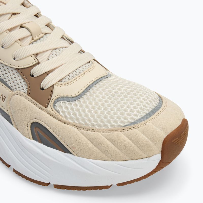 Кросівки EA7 Emporio Armani Crusher Sonic Mix whitecap grey/ portabella/ offwhite 7