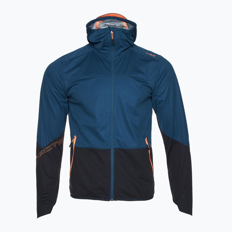 Чоловіча куртка з софтшелу CMF Zip Hood bluesteel 4