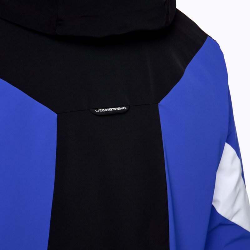 Куртка гірськолижна чоловіча EA7 Emporio Armani Ski Cortina Colorblock Toray new royal blue 7