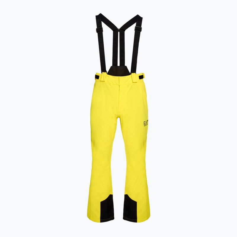 Штани гірськолижні чоловічі EA7 Emporio Armani Ski Kitzbuhel Protectum blazing yellow