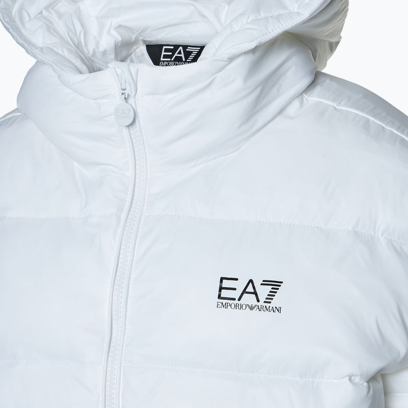 Куртка жіноча EA7 Emporio Armani Train Shiny ECO Extra Padded Bomberka white 3