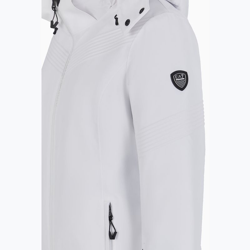 Куртка гірськолижна жіноча EA7 Emporio Armani Ski Cortina Embossed Toray white 3