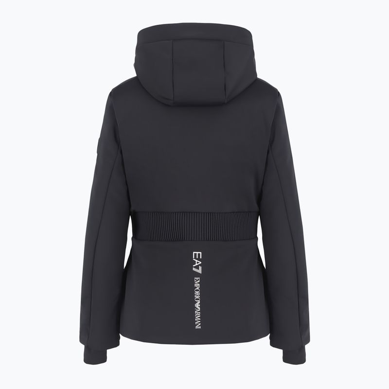 Куртка гірськолижна жіноча EA7 Emporio Armani Ski Kitzbuhel Softshell black 2