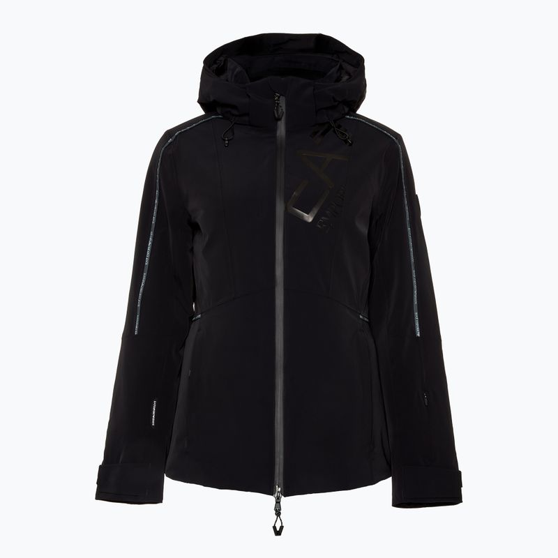 Куртка гірськолижна жіноча EA7 Emporio Armani Ski Cortina Logo Toray black