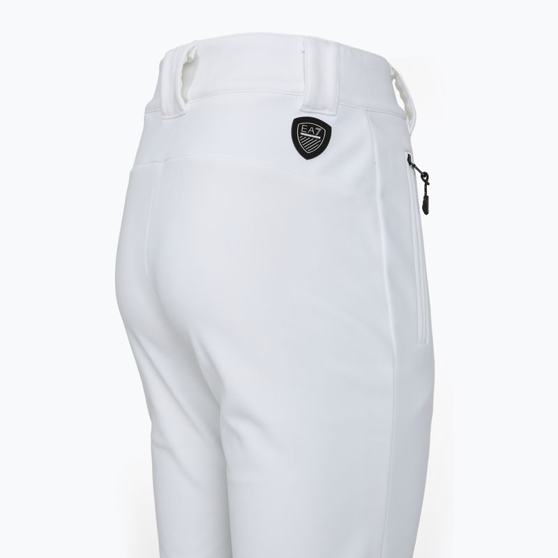 Штани гірськолижні жіночі EA7 Emporio Armani Ski Kitzbuhel High Waisted Softshell white 3