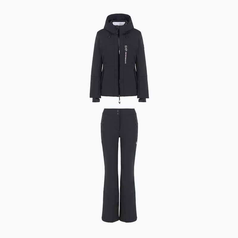 Комплект гірськолижний EA7 Emporio Armani Ski Kitzbuhel Softshell Tris Куртка + Штани + bezrękawnik black