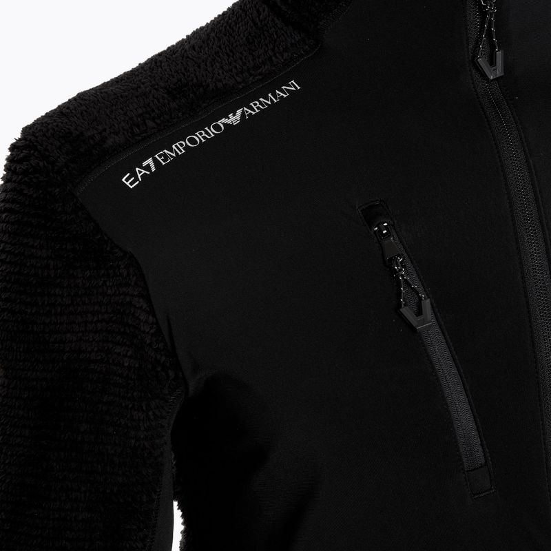 Кофта гірськолижні чоловіча EA7 Emporio Armani Ski Cortina Polarfleece T-Top black 3