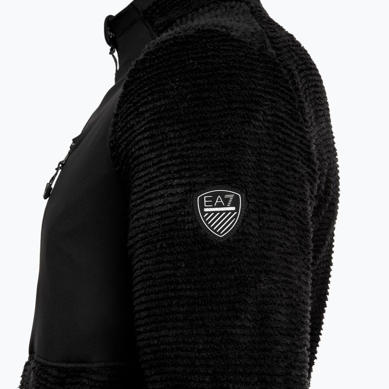 Кофта гірськолижні чоловіча EA7 Emporio Armani Ski Cortina Polarfleece T-Top black 4