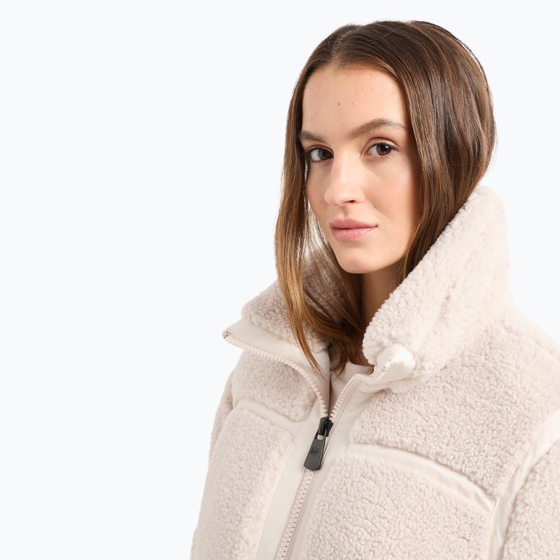 Куртка жіноча EA7 Emporio Armani Train Contemporary Sport Teddy white sand 4