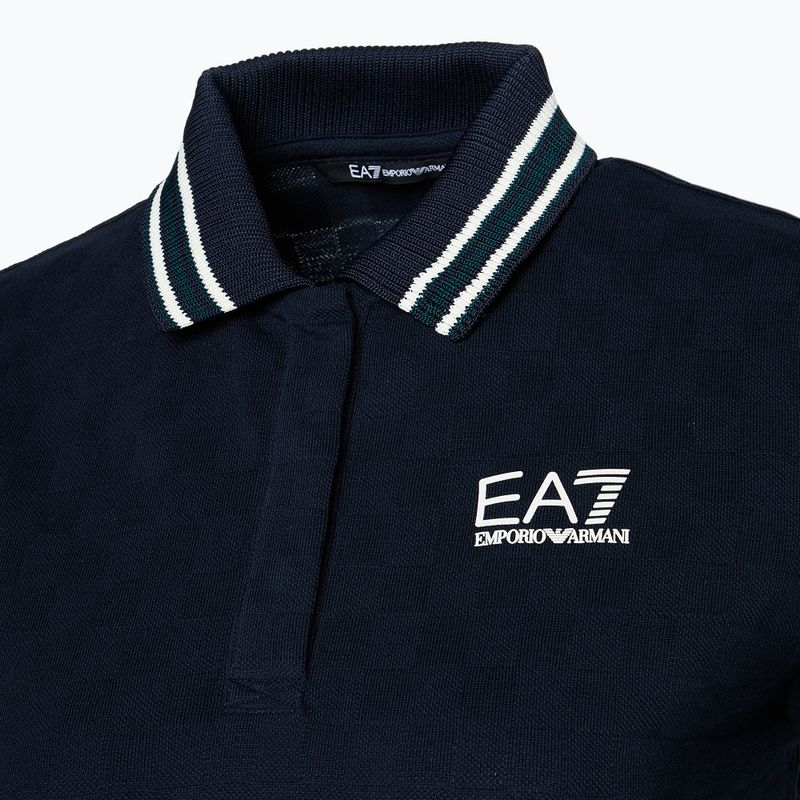 Футболка жіноча EA7 Emporio Armani Golf Pro поло Damier armani blue 3