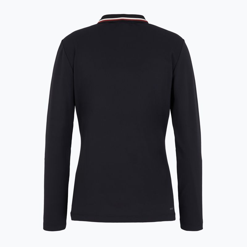 Кофта жіноча EA7 Emporio Armani Golf Pro поло black 2