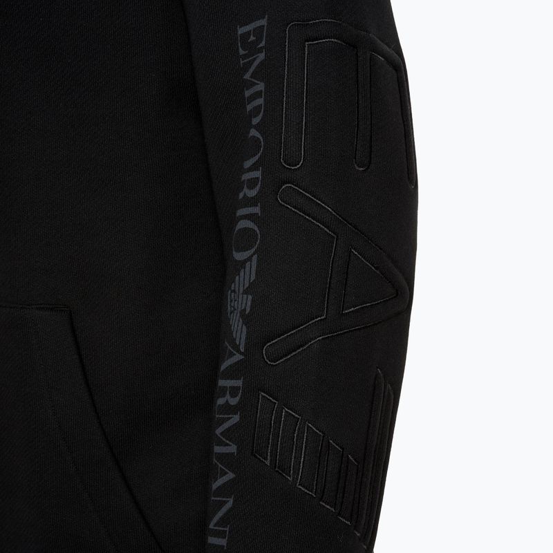 Кофта EA7 Emporio Armani Train Logo Series Embroidery Coft black 4