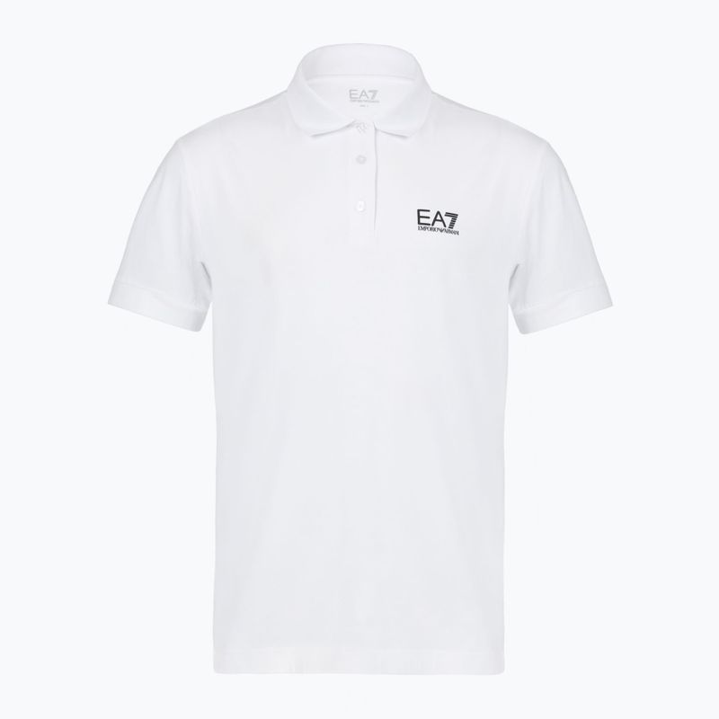 Футболка поло чоловіча EA7 Emporio Armani Core Identity Polo white