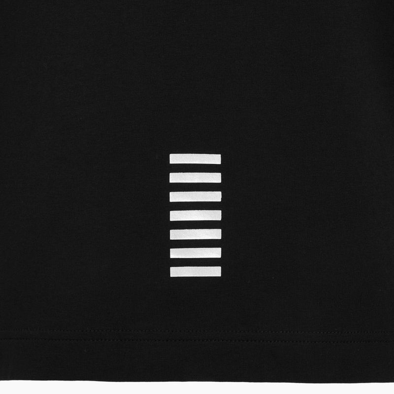 Футболка поло чоловіча EA7 Emporio Armani Core Identity Piqué Polo black 4