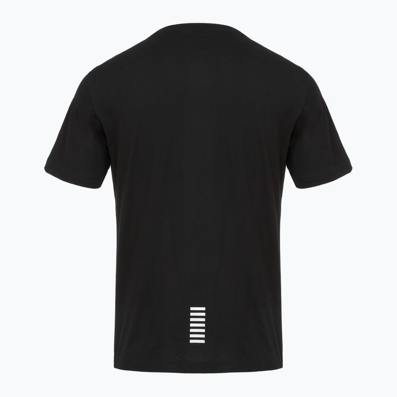 Чоловіча футболка EA7 Emporio Armani Pima Cotton Core Identity чорна 2