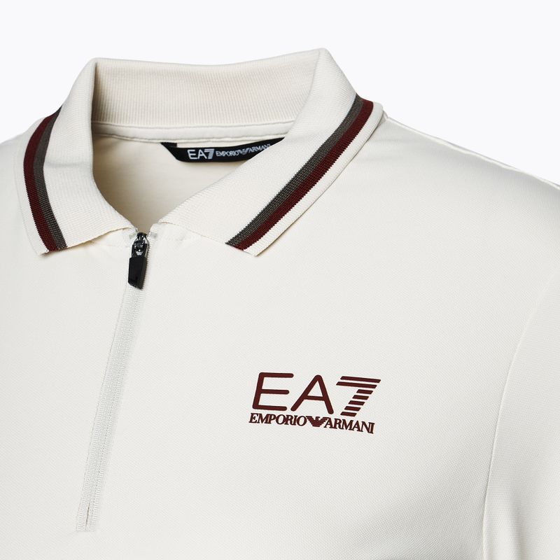 Кофта жіноча EA7 Emporio Armani Golf Pro поло silver birch 3
