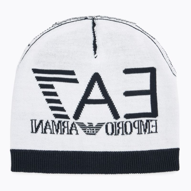 Шапка зимова EA7 Emporio Armani Mountain Visibility Beanie blue / white 4