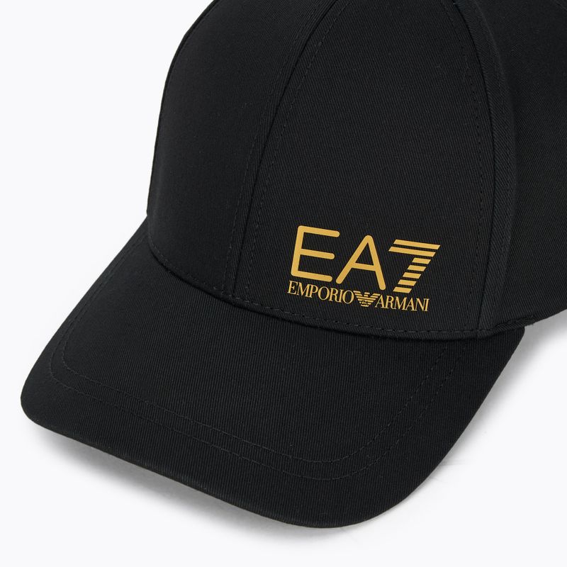 Кепка EA7 Emporio Armani TrainCore IdentityLogo black / gold 3