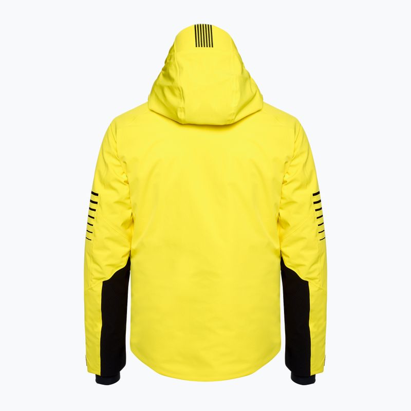 Куртка гірськолижна чоловіча EA7 Emporio Armani Ski Kitzbuhel Protectum Logo blazing yellow 2