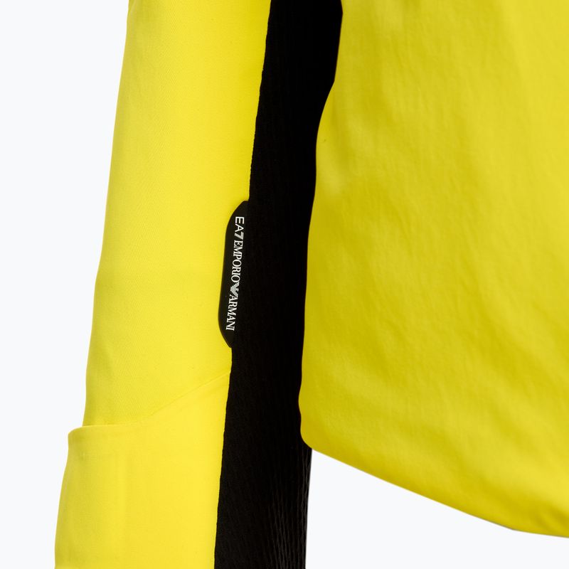 Куртка гірськолижна чоловіча EA7 Emporio Armani Ski Kitzbuhel Protectum Logo blazing yellow 4