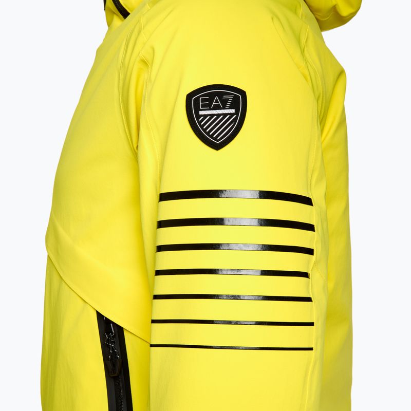 Куртка гірськолижна чоловіча EA7 Emporio Armani Ski Kitzbuhel Protectum Logo blazing yellow 6