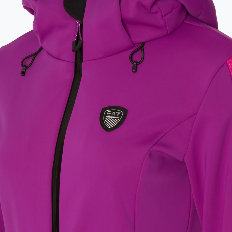 Комбінезон гірськолижний жіночий EA7 Emporio Armani Ski Kitzbuhel Softshell hollyhock 3