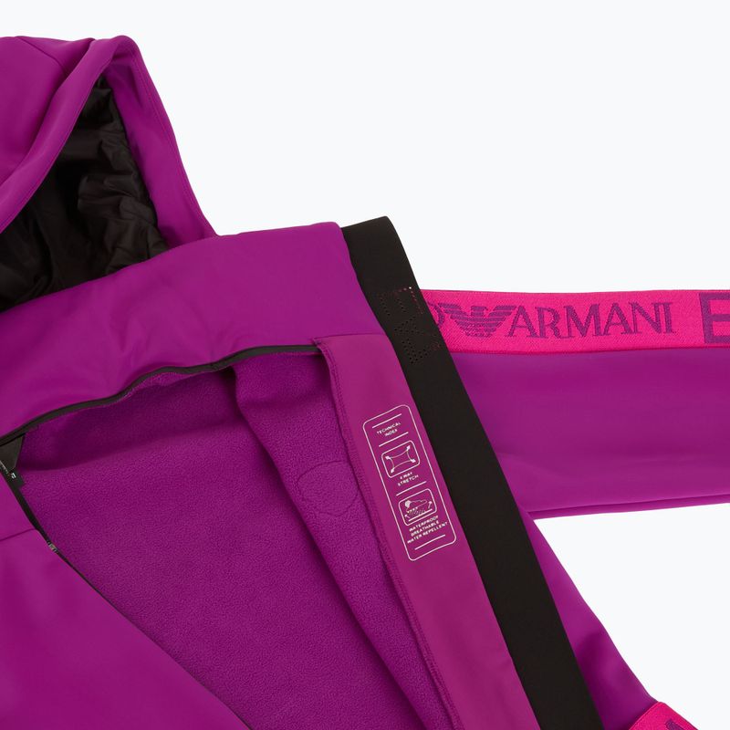 Комбінезон гірськолижний жіночий EA7 Emporio Armani Ski Kitzbuhel Softshell hollyhock 6