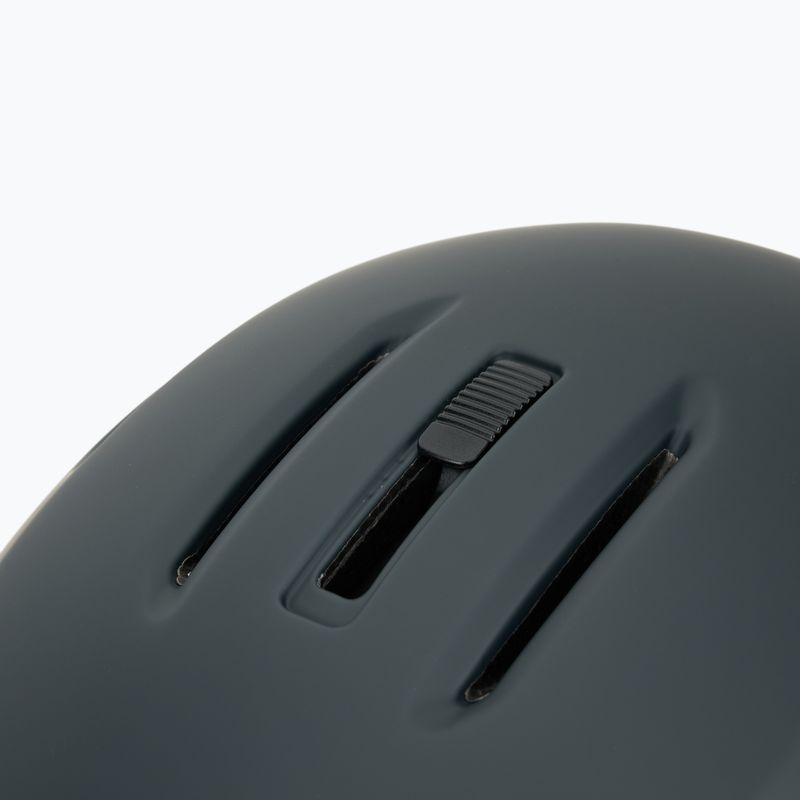 Шолом гірськолижний Briko Aran matt shark gray/light gray/electric lime 9