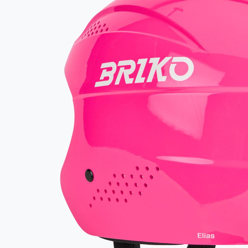 Шолом гірськолижний дитячий Briko Elias Jr shiny neon pink 8