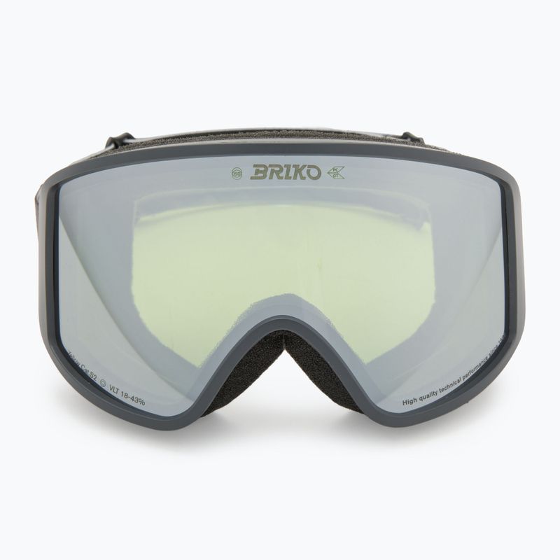 Окуляри гірськолижні Briko Pulse white gray/yellow 2