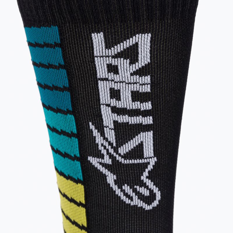 Велошкарпетки чоловічі Alpinestars Drop 22 black/yellow 3