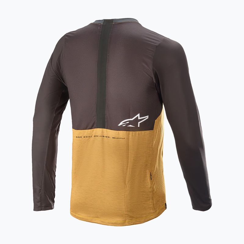 Велосипедний лонгслів чоловічий Alpinestars Alps 6.0 V2 tangerine/black 2